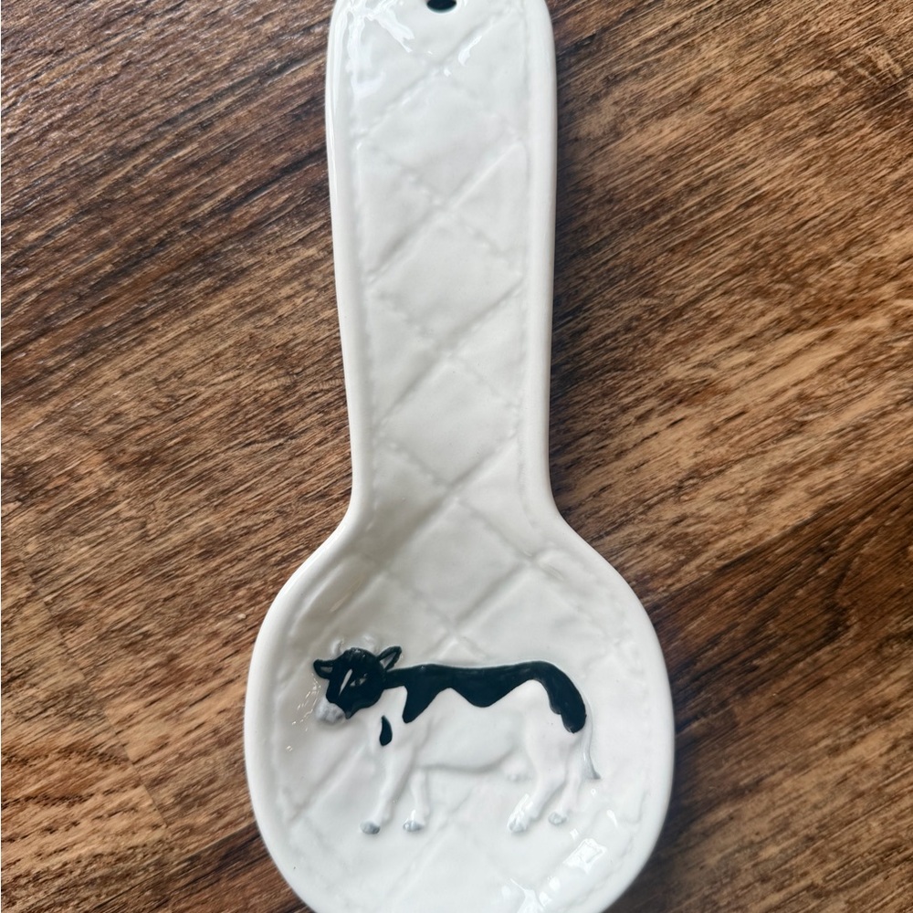 Vintage cow otagiri Spoon Rest